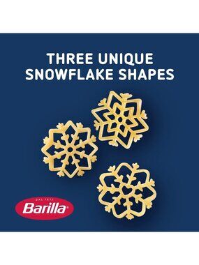 Lot of 4 Boxes Barilla Snowfall Pasta Limited Edition 12oz Holiday Party Craft
